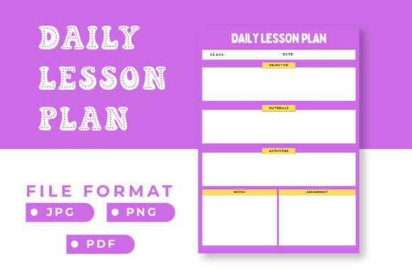 Back to School - Daily Lesson Plan