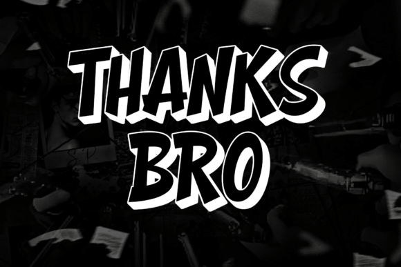 Blackout Font - Preview 4