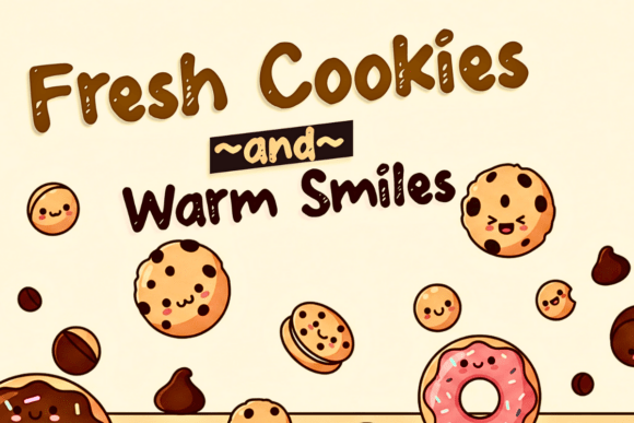 Choco Crumbs Font - Preview 1
