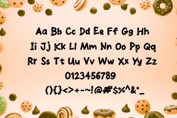 Choco Crumbs Font - Preview 4