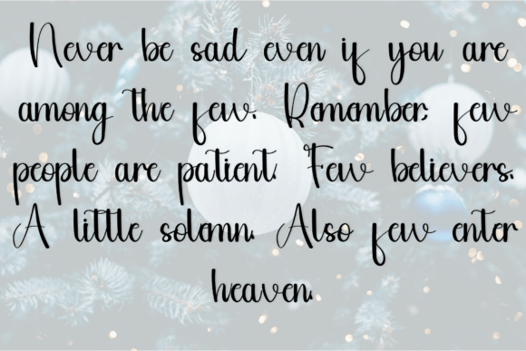 Christmas Font - Preview 4