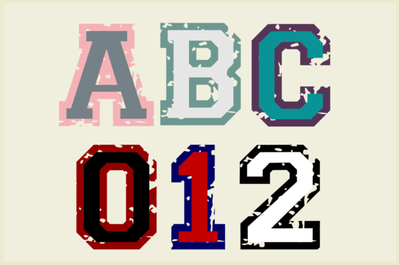 College Grunge Font - Preview 4
