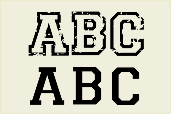 College Grunge Font - Preview 5