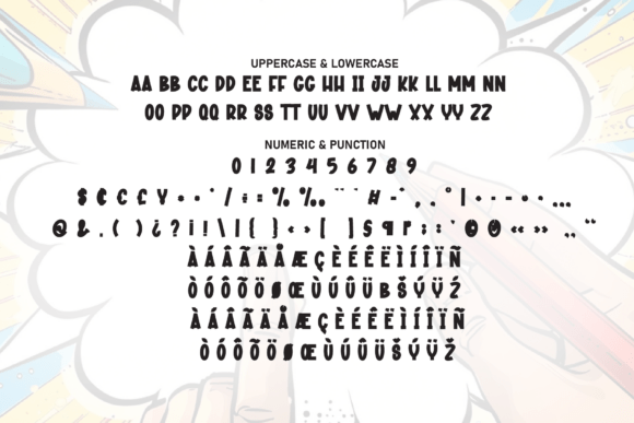 Comic Writing Font - Preview 6