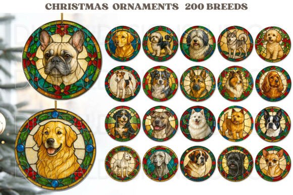 Dog Christmas Ornaments Png, Dog Breeds