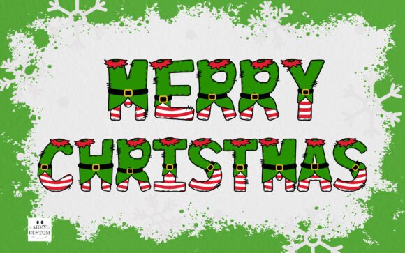 Elf Christmas Font - Preview 1