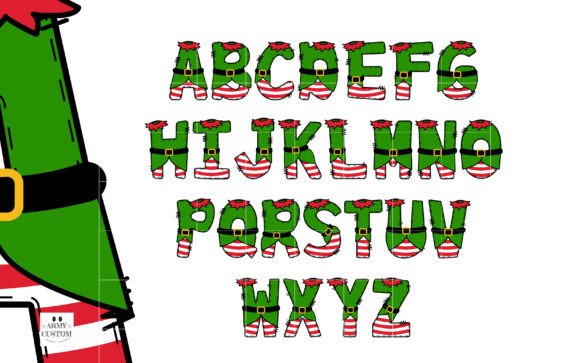 Elf Christmas Font - Preview 3