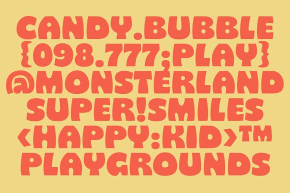 Gosh Thing Font - Preview 3