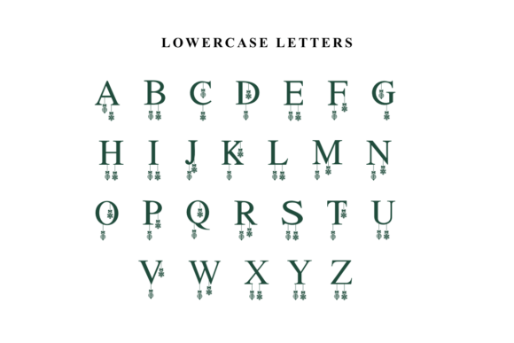 Merry Snow Font PNG with transparent background - Preview 4