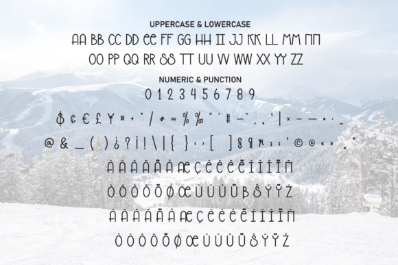 Monday Winter Font font preview - 6