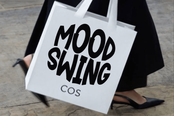 Mood Swing Font PNG with transparent background - Preview 2