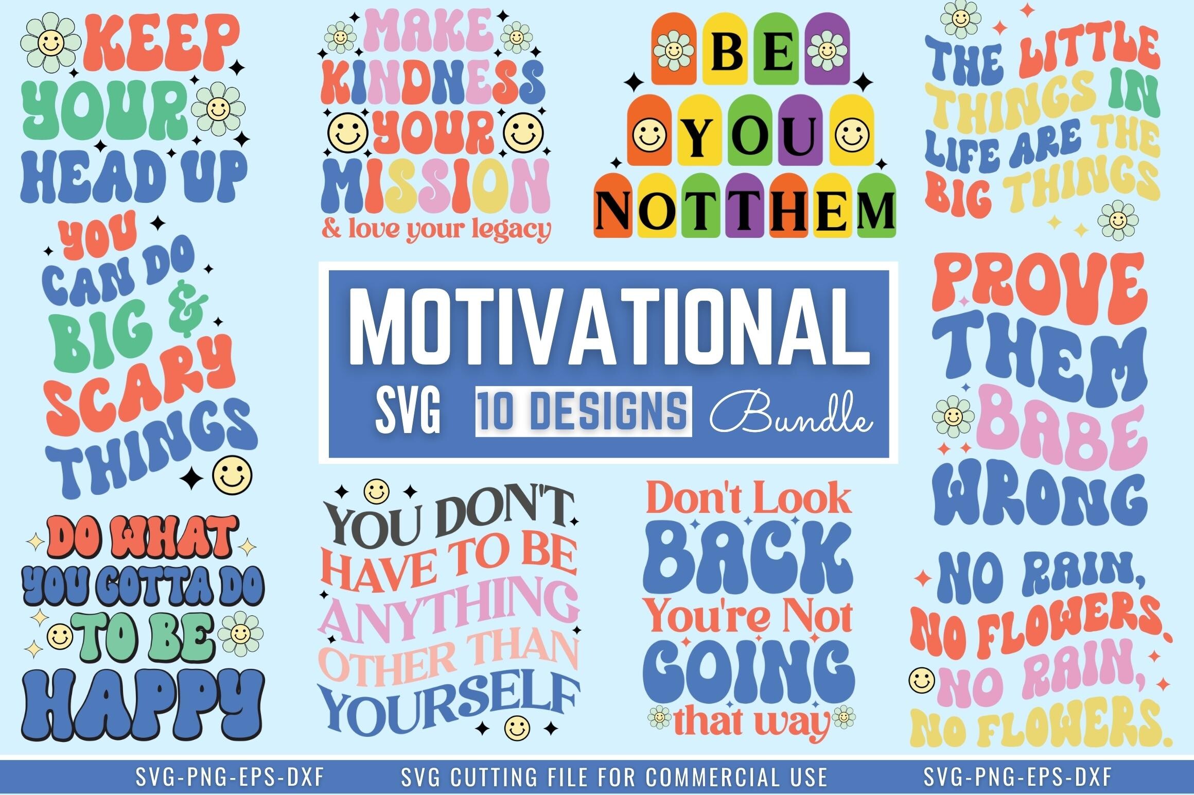 Motivational Quotes SVG Bundle Graphic by Styled Stock Mock · Creative ...