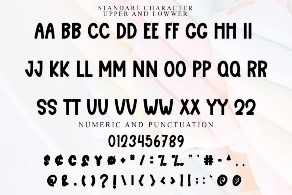 October Culture Font PNG with transparent background - Preview 1