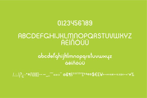 Ordenado Font PNG with transparent background - Preview 4