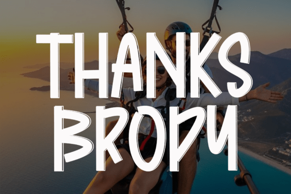 Paddle Board Font PNG with transparent background - Preview 2