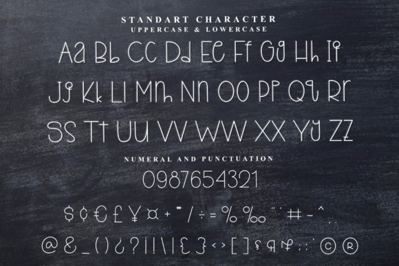 Polkadots Font PNG with transparent background - Preview 5