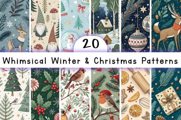 Whimsical Winter & Christmas Patterns