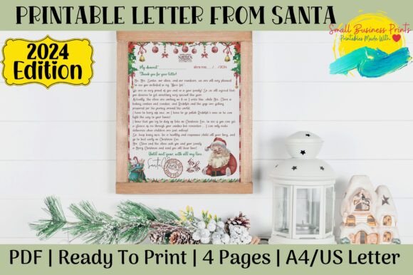 2024 Printable Letter from Santa Kit