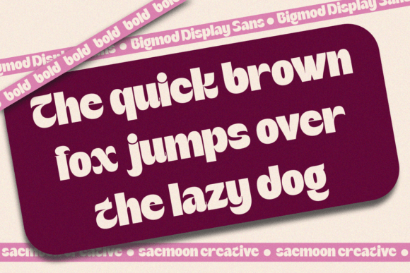 Bigmod Font - Preview 2
