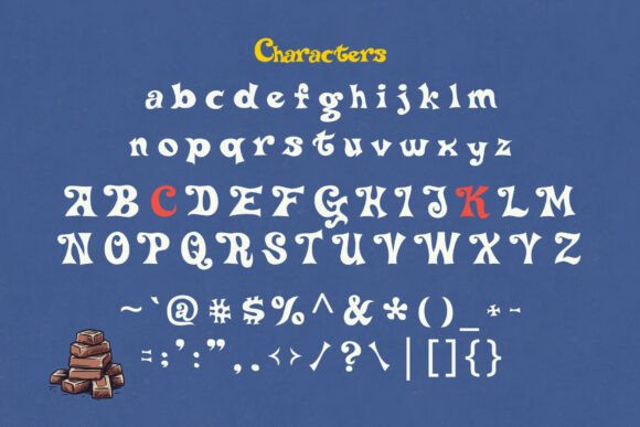 Caramel Kingdom Font PNG with transparent background - Preview 2