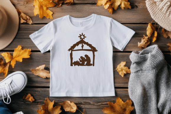 Christmas Nativity Scene Font - Preview 4