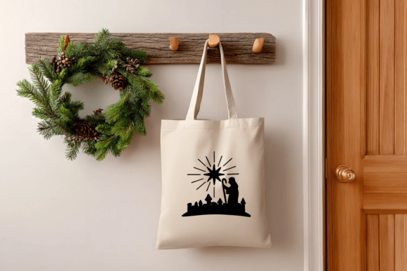 Christmas Nativity Scene Font - Preview 6