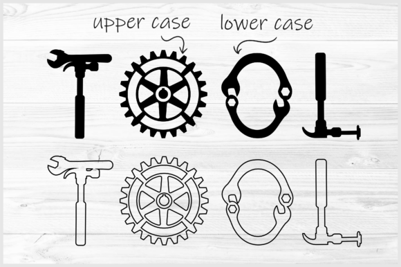 Hand Tool Font - Preview 2