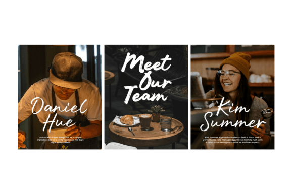 Looms Script Font PNG with transparent background - Preview 3