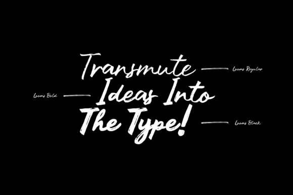 Looms Script Font PNG with transparent background - Preview 5