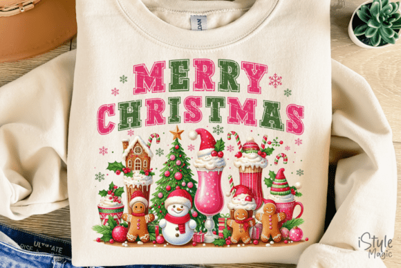 Merry Christmas Snowman Gingerbread PNG