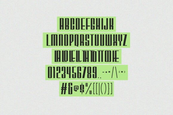 Porqa Logum Font PNG with transparent background - Preview 6
