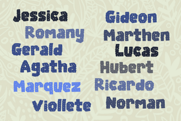 Sesame Crackers Font font preview - 2
