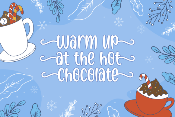 Snow Muffin Font PNG with transparent background - Preview 3