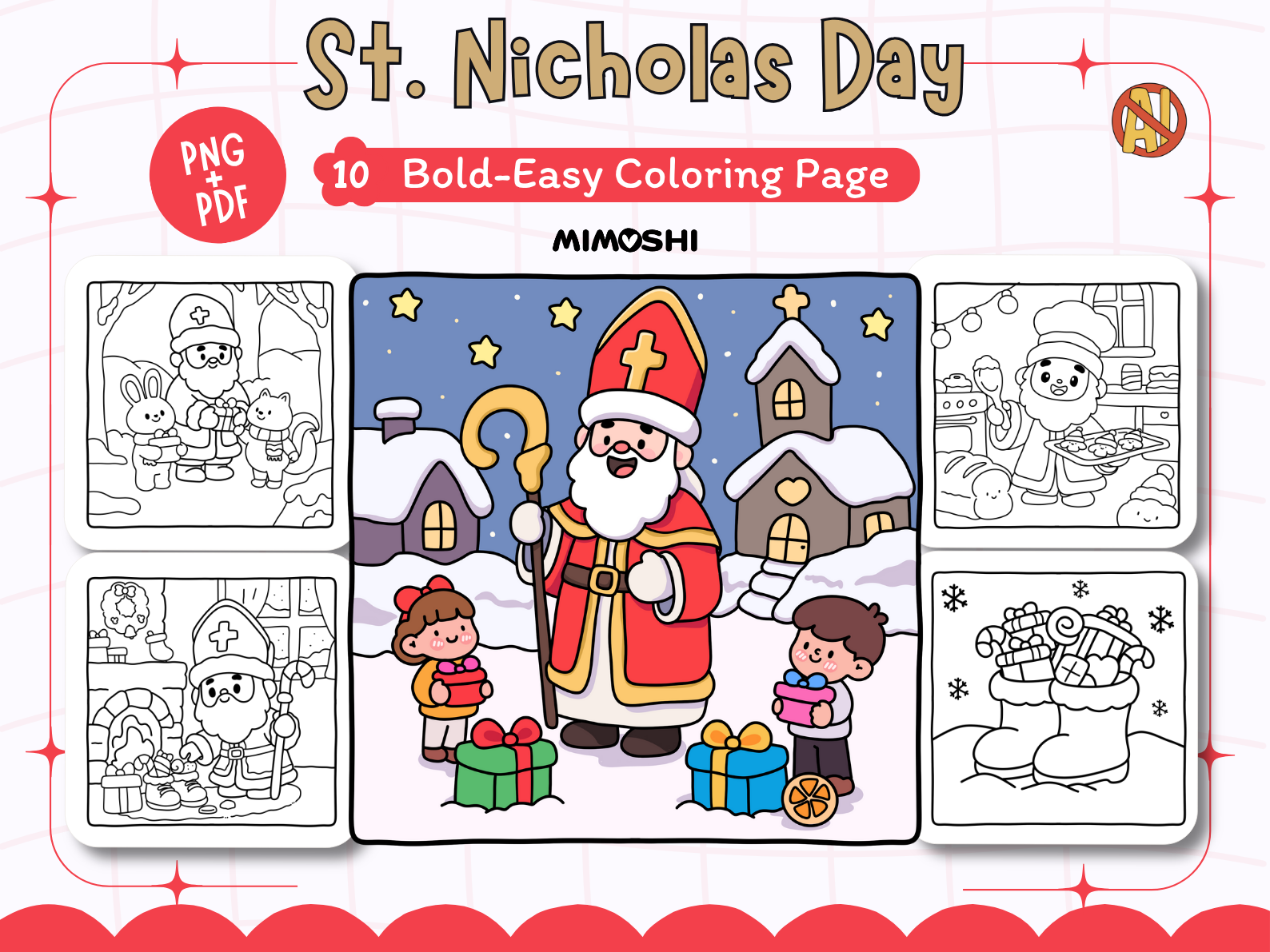 St. Nicholas Day Coloring Pages