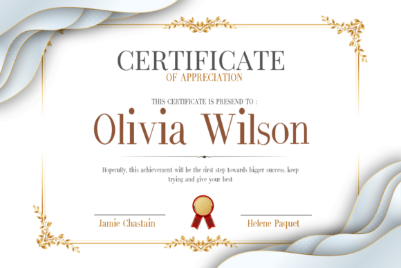 Autumn Nostalgic Font PNG with transparent background - Preview 2
