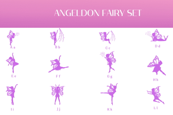 Angeldon Fairy Set Font - Preview 1