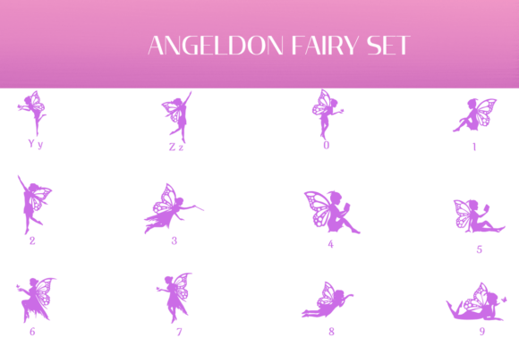 Angeldon Fairy Set Font - Preview 3