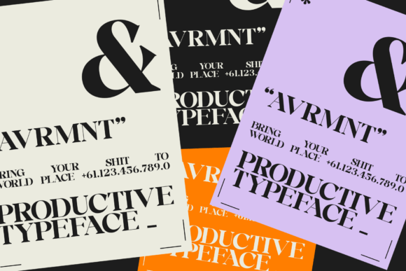 Avermont Font - Preview 3