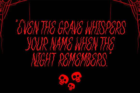 Blood Grave Font PNG with transparent background - Preview 1