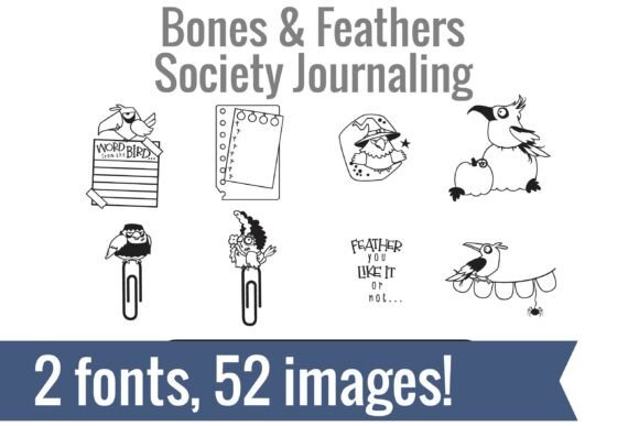 Bones and Feathers Society Font - Preview 1