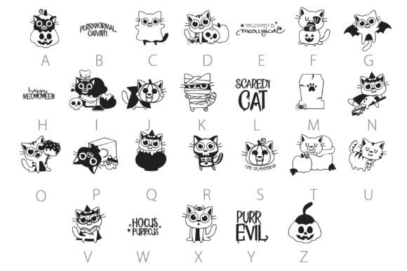 Catitude Dingbats Font - Preview 2