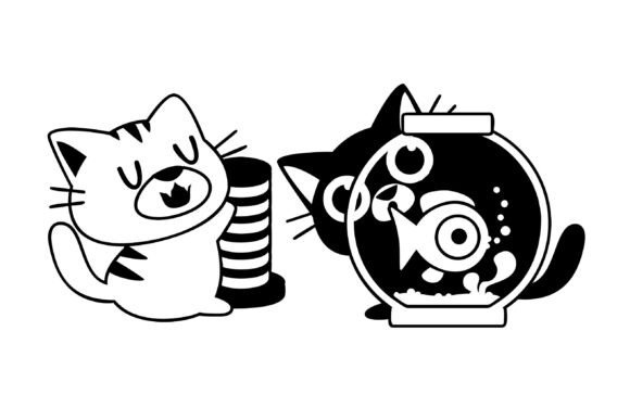 Catitude Dingbats Font - Preview 4