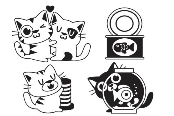 Catitude Dingbats Font - Preview 5