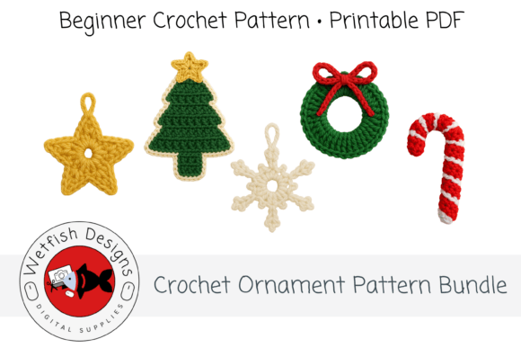 5 Quick Christmas Crochet Ornaments for Beginners