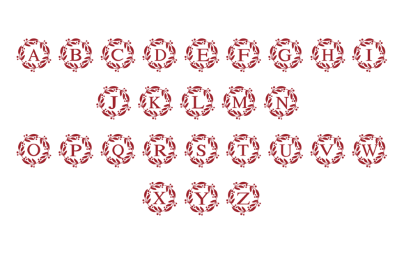 Christmas Holly Font - Preview 1