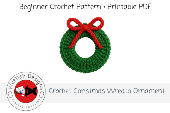 Crochet Christmas Wreath Pattern
