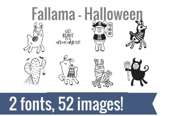 Fallama Dingbats Font PNG with transparent background - Preview 1