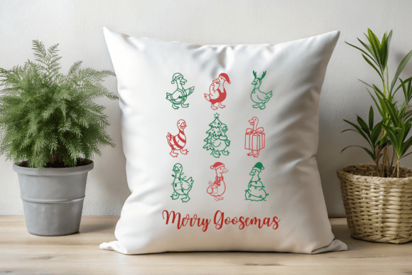 Merry Goosemas Font PNG with transparent background - Preview 1