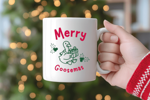 Merry Goosemas Font PNG with transparent background - Preview 2