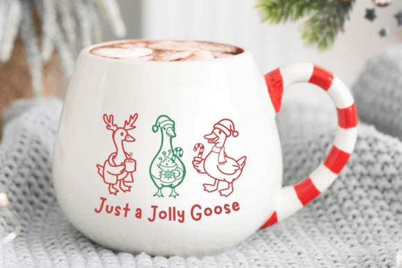Merry Goosemas Font PNG with transparent background - Preview 4